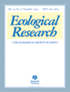 Ecological Research封面