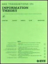 Ieee Transactions On Information Theory封面