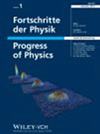 Fortschritte Der Physik-progress Of Physics封面