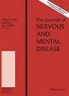 Journal Of Nervous And Mental Disease封面