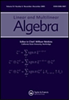 Linear & Multilinear Algebra封面