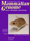 Mammalian Genome封面