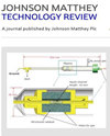 Johnson Matthey Technology Review封面